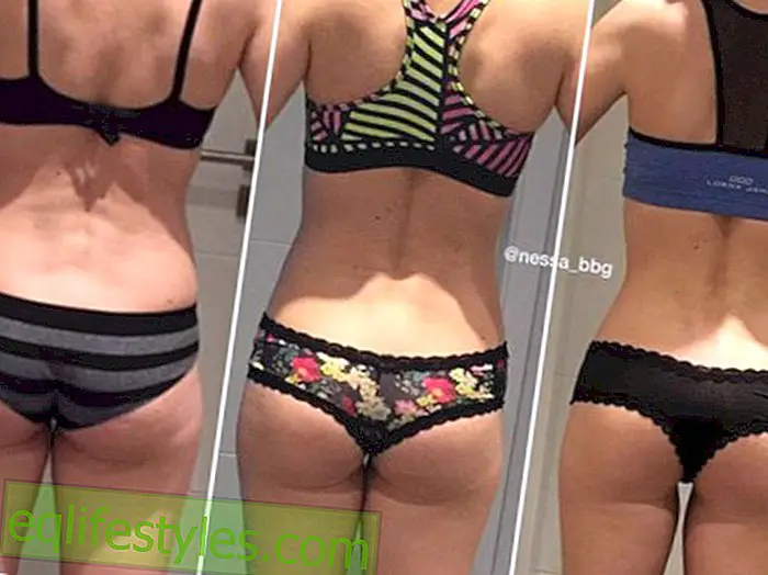 diet: Beautiful curvesPo-Lift: This woman has lifted herself the butt