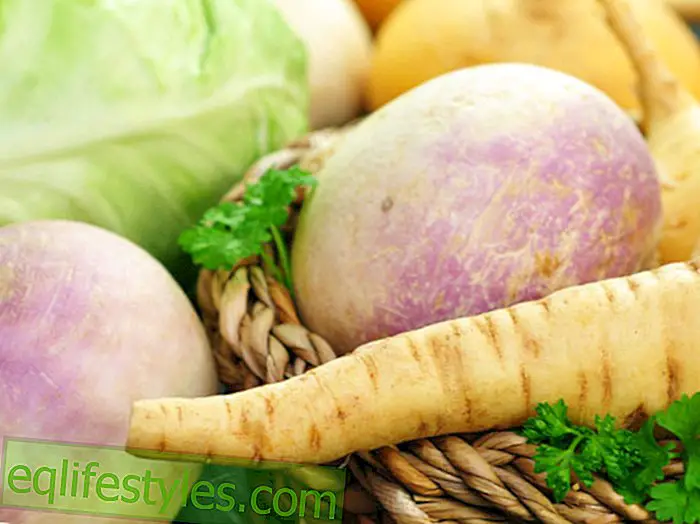 Healthy - Healthy diet with root vegetables