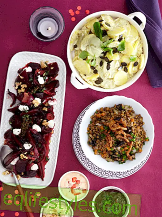 готварски - Салата от леща и още: Вкусни зимни салати