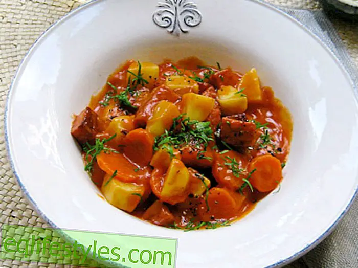 Cook - Sausage goulash Recipe: Tasty and easy!