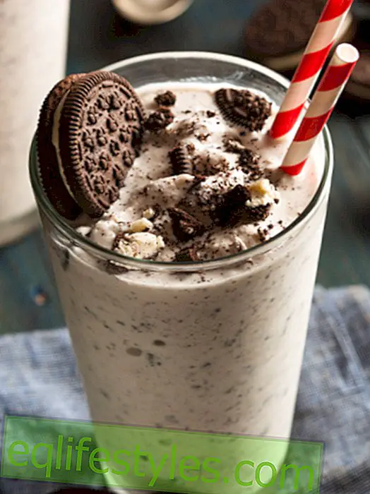Milkshake with Oreo and Nutella - chocolates!