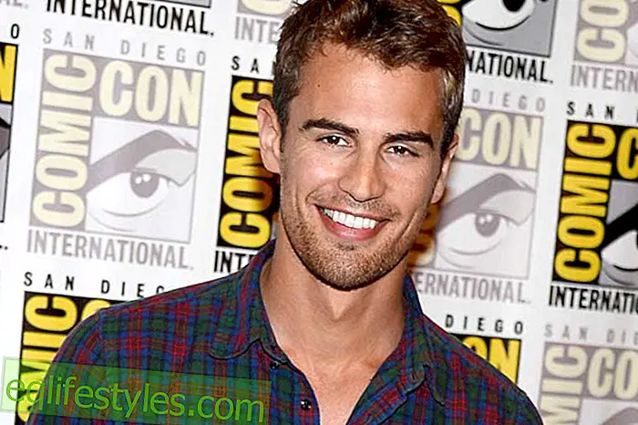 Attention!  Hot and sharp: Theo James