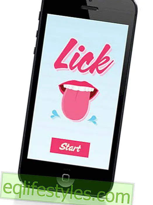 Lick this app!  Tongue games with the smartphone