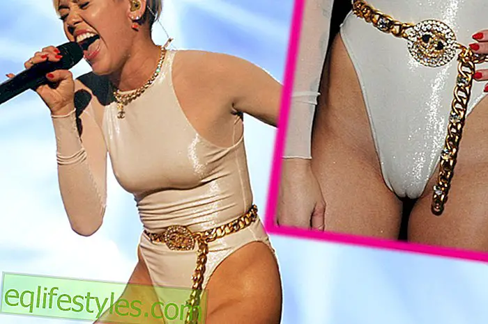 Miley Cyrus at the MTV EMAs 2013 with Cameltoe