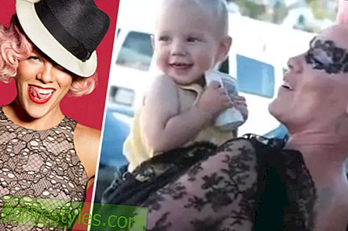 Pink shows her daughter Willow in the video
