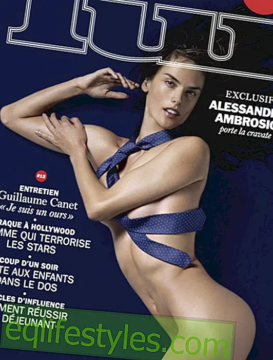Η Alessandra Ambrosio φοράει μόνο ισοπαλία