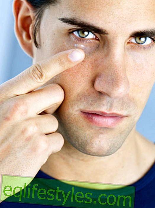 Човек носи контактните си лещи по време на сън и става сляп на едно око