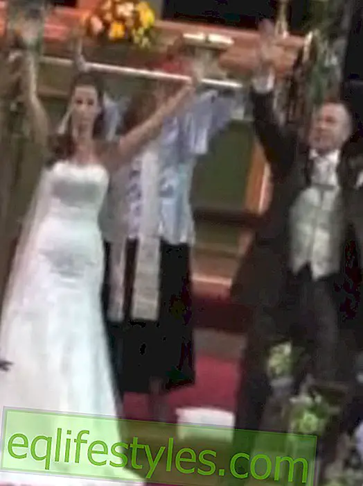 חתונה מטורפת: Flashmob בכנסייה!