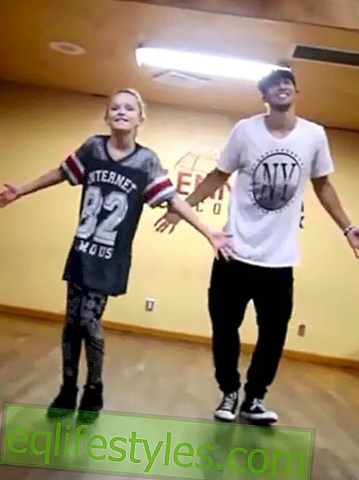 Video: Eleven-year-old convinced with really cool dance skills