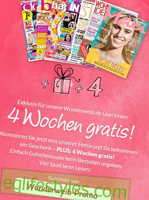 livet: Les 4 uker gratis med Wunderweib.de!