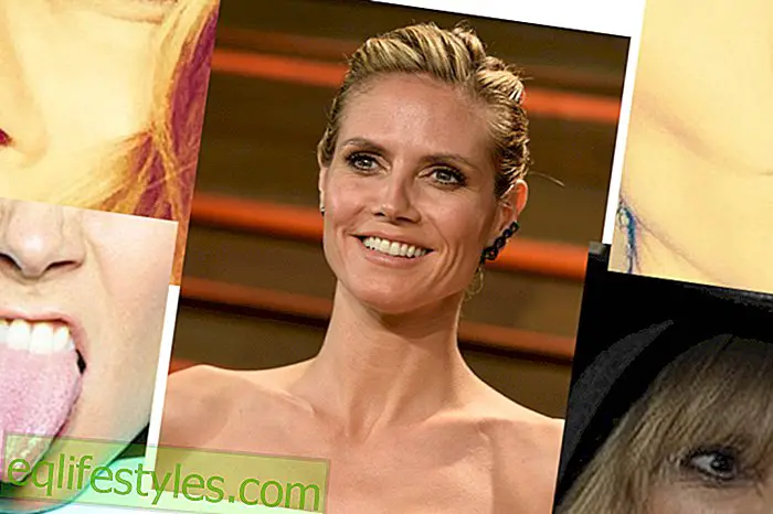Heidi Klum: Je 5 meest bizarre gezichten