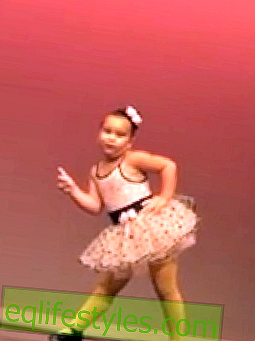 Hauska video: Tyttö tanssii kuin iso tyttö!