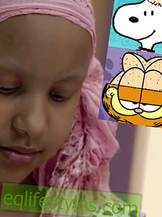 Плешивите плешиви герои от карикатури насърчават децата с рак