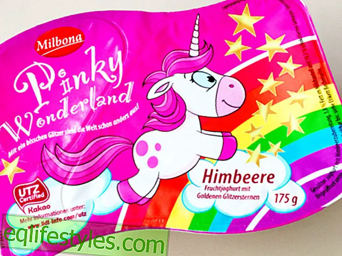 Unicorn trend unicorn yoghurt: Finally, it is also available from Lidl