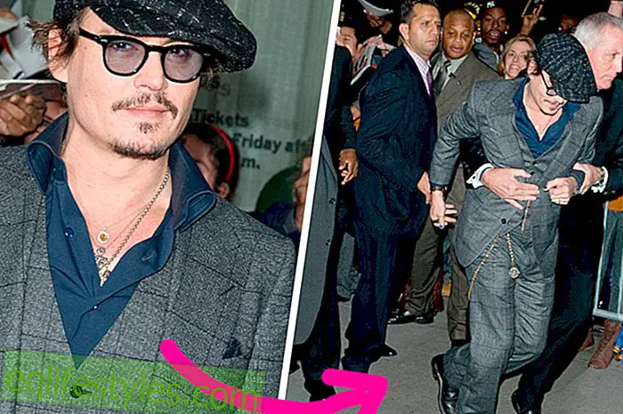 Johnny Depp drunk?