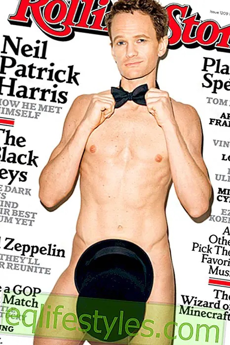 Neil Patrick Harris úplně nahý penisem jako vodní dýmka