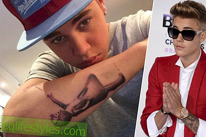 Justin Bieber: Epätavallinen tatuointikuvio
