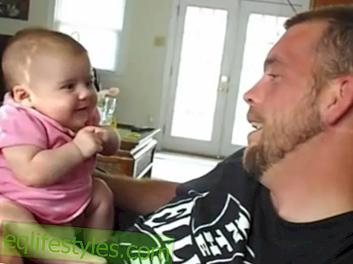 Видео: 2-месечно бебе казва „Обичам те“