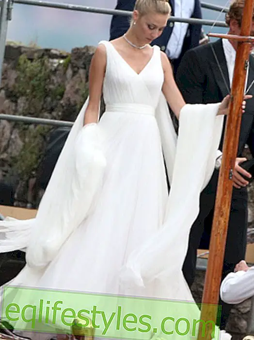 So beautiful! Beatrice Borromeo: 2 wedding dresses, 1 dream wedding!