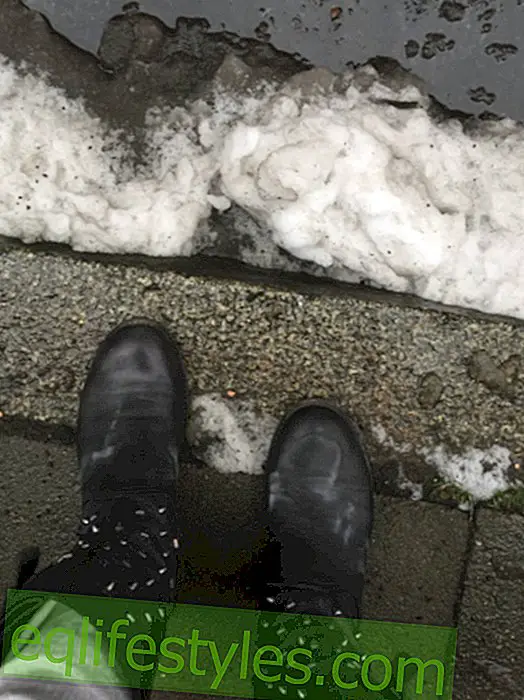 Takže se zbavíte okrajů sněhu na botách