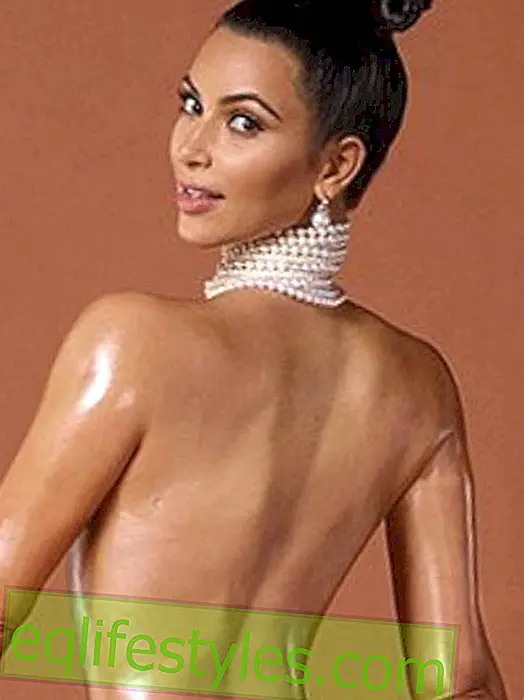 Kim Kardashian: Completely naked in Paper Magazine