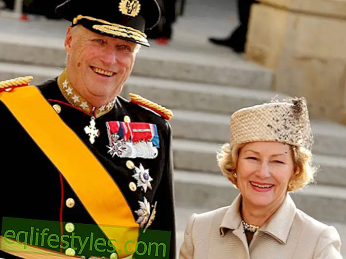 Крал Харалд и кралица Соня: ролки за хората
