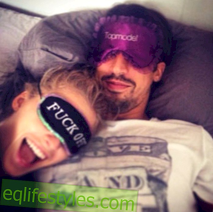 Pari selfie sängystä: Lena Gercke ja Sami Khedira