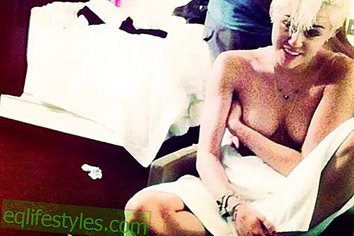 Miley Cyrus: Half naked at the barber