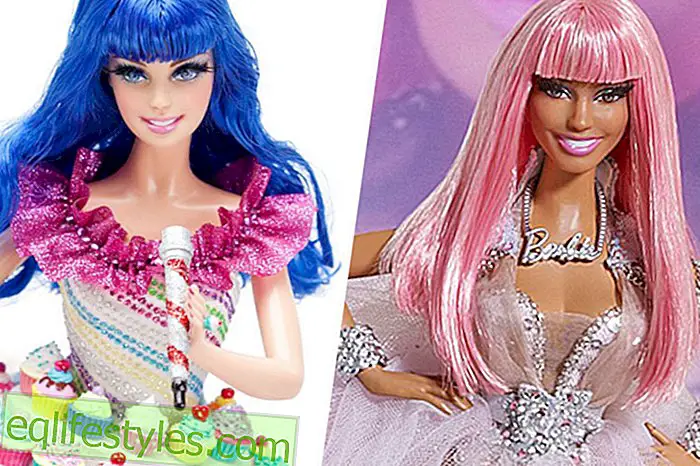 Katy Perry og Nicki Minaj som Barbie