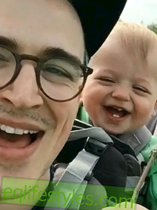 סרטון מתוק: התינוק צוחק על שן הארי
