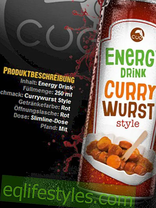 New: energy drink with Currywurst flavor
