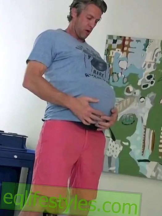 This man is pregnant for one day - and fails reasonably