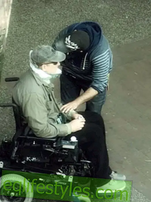 ניסוי: השוטר מעמיד פנים שהוא משתמש בכסאות גלגלים