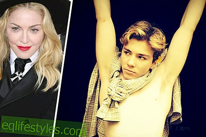 Madonna: Son Rocco Ritchie modeluje napůl nahou