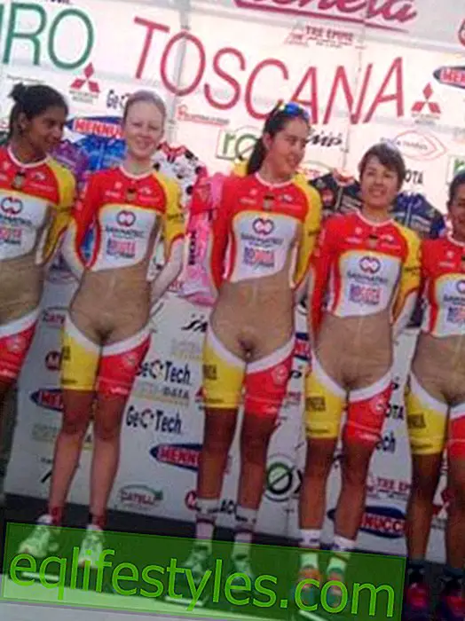 Incroyable: les cyclistes colombiens portent des «maillots de nu»