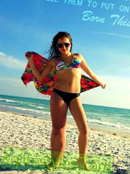 19 år gamle Isa-Bella kjemper for selvtillit i en bikini