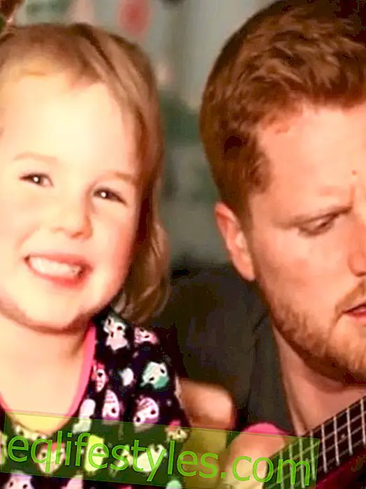 Загряващо сърцето видео: Баща и дъщеря пеят песен за лека нощ