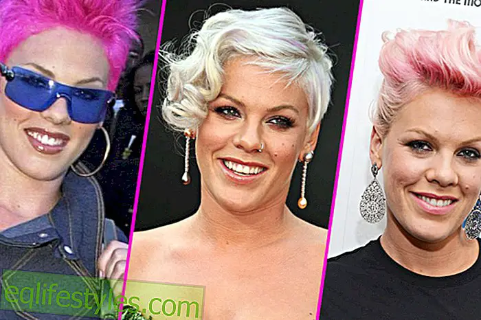 The hairstyles of pink