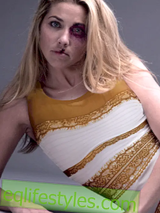 livet: Kjolen: Wonder Dress annonserer mot vold i hjemmet