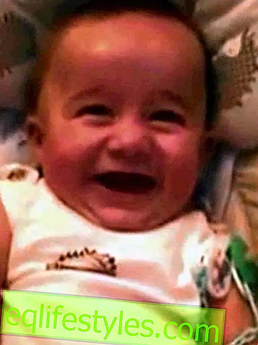 Buen humor Video: ¡El bebé muestra una risa desagradable!
