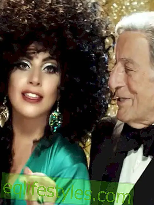 Lady Gaga og Tony Bennett: Det er H & M-julekampanjen