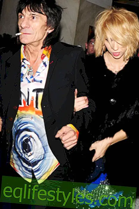 Ronnie Wood as a strangler to his girlfriend.