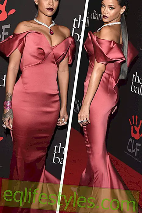 ריהאנה בשמלת חלומות, קים קרדשיאן בשמלת פלופ