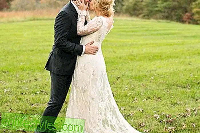 Сватба!  Кели Кларксън в разкошна сватбена рокля