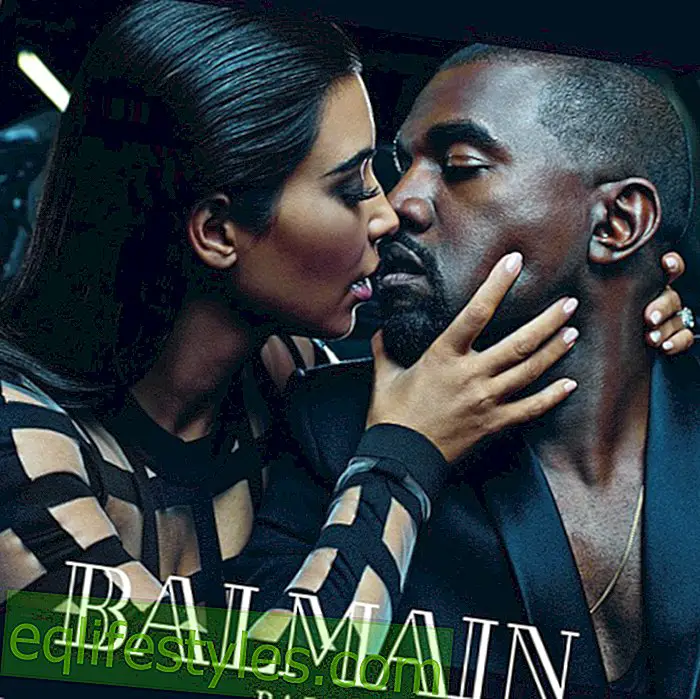 Kim Kardashian en Kanye West werken samen in een hete Balmain-campagne