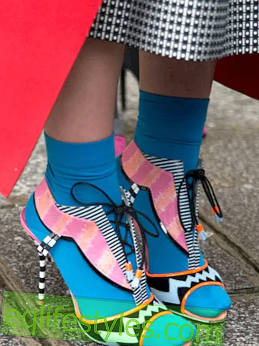 mote: Sokker i sandaler: er det nå en trend?
