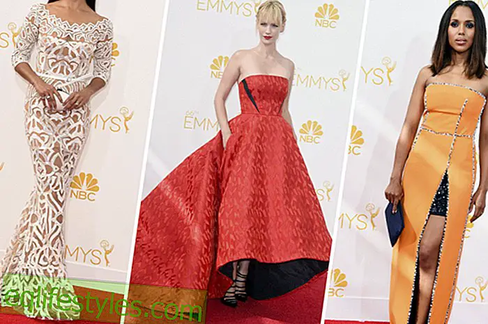 The 7 most beautiful dresses of Emmys 2014