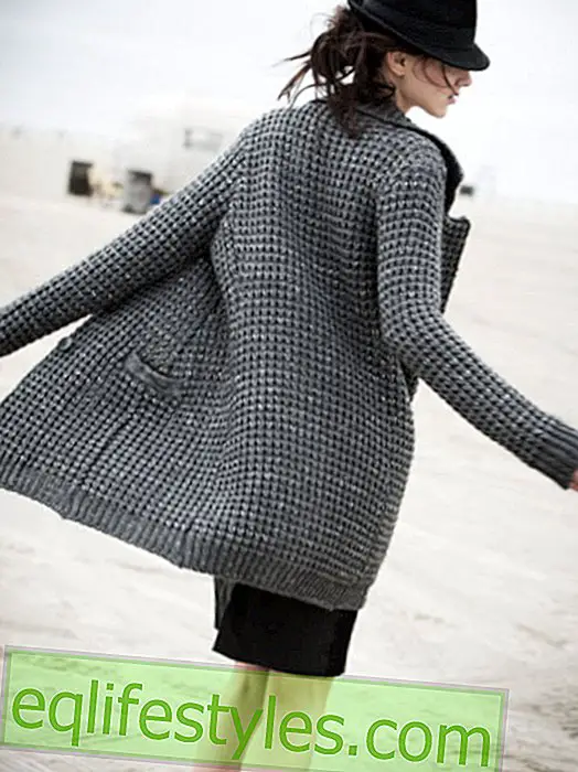 Pletený kabát: Jak nosit alternativu bederní bundy