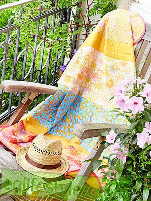 Fashion - Simple N  hanleitung for a colorful picnic blanket