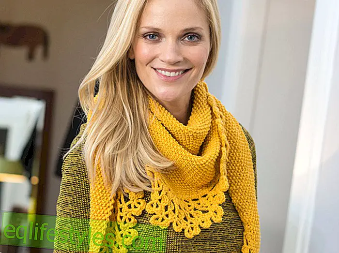 Modèle de tricotTissu tricoté en tricot avec bordure au crochet